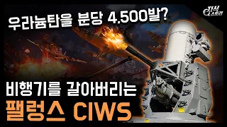 비행기를 가루로 만드는 "팰렁스 CIWS" / 우라늄탄을 분당 4500발 쏘는 대공기관포! [지식스토리]