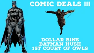 New Comic Book Day Haul | Dollar Bin Steals, Batman Hush & Huge Key, Adam Hughes Cover