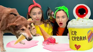 Mukbang GIANT mystery Ice Cream Challenge 음식 챌린지 YumYum