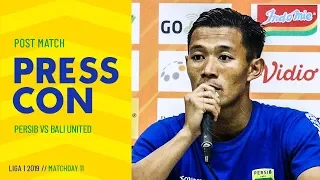 Post-match Press Conference Pekan 11 LIGA 1 2019 PERSIB 0-2  Bali United