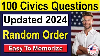 USCIS Official 100 Civics Questions and Answers 2024 for US Citizenship Interview & Test 2024