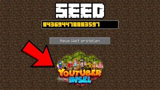 Ich FINDE den YOUTUBER INSEL SEED in Minecraft!