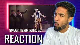 Michael Jackson Smooth Criminal Live (Reaction) *CRAZY