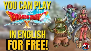 How To Play Dragon Quest 10 NOW In English for Free! #dragonquest10