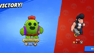 Brawl Stars Spike Vs Bull 1vs1 who is the Best ? 15 Test #8