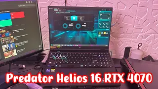 Unboxing & short overview of the new Predator Helios 16 laptop of my hubby