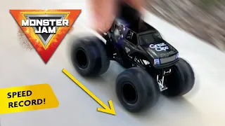 FASTEST SPEED MONSTER TRUCK RECORD! | MONSTER JAM HOW TO BREAK WORLD RECORDS