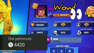 REACTIONEZ La Hyra Primul 100k TROFEE! Brawl Stars