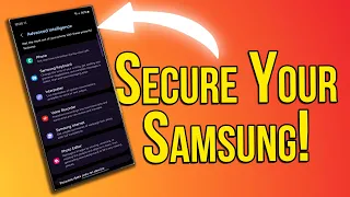 Samsung Galaxy S24 Ultra - Change These Security and Privacy Settings Now!