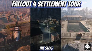 Fallout 4 The Slog Settlement Tour (Vanilla/No Mods!) EP.3