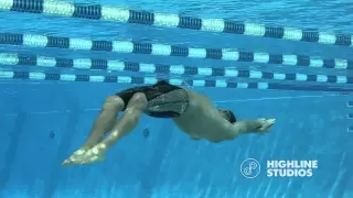 Ryan Lochte underwater dolphin stroke