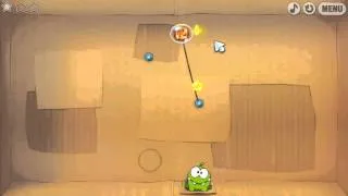 Cut the Rope - Cardboard Box - Levels 1 - 5 Walkthrough (Online PC Version)