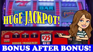 ✨HUGE JACKPOT✨ Jackpot AFTER Jackpot! PINBALL Slot Machine 🎰BONUS after BONUS 🌈 Top Dollar too!