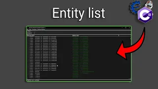How to find the Entity list using luck