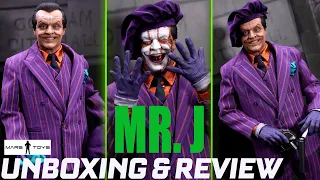 Batman 1989 Joker Mars Toys Mr  J 1/6 Scale figure Unboxing & Review