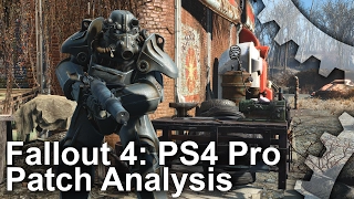 [4K] Fallout 4: PS4 Pro Patch Analysis + Boost Mode Frame-Rate Test!