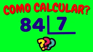 COMO CALCULAR 84 DIVIDIDO POR 7?| Dividir 84 por 7