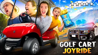 GTA on a GOLF CART!  Risking Lives for Salt & Vinegar Chips! (FV Family Isle of Palms Vlog)