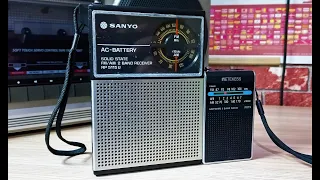 Sanyo RP 5115U Retekess PR15 Medium Wave Comparison