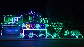 2022 Halloween Light Show: Thriller v2