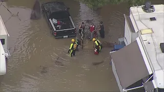 Dozens of residents rescued after record amounts of rain falls across North Texas
