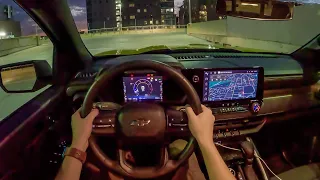 2023 Chevrolet Colorado Trail Boss - POV Night Drive (Binaural Audio)