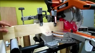 Miter saw repeat cut system