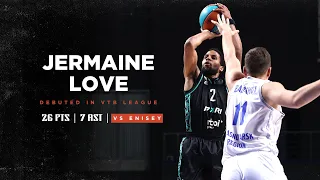 Jermaine Love Debuted in VTB League with 26 PTS & 7 AST vs Enisey