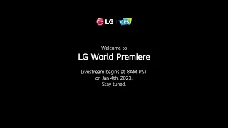 LG at CES 2023 :  LG World Premiere - Live I LG