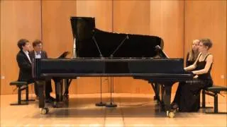 Mozart Sonate für zwei Klaviere D-Dur KV 448, Franziska Glemser und Florian Glemser