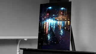 Painting a City Street with Acrylics - Paint with Ryan