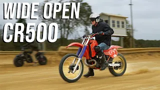 Our Clapped Out Honda CR500 Stretches its Legs (Sand Drag Racing)