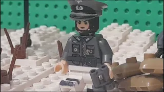 LEGO WW2 short animation mortar|Лего ВОВ мини анимация миномет