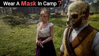 This Is How The Gang Reacts To Arthur Wearing A Mask In Camp (Hidden Dialogues) - RDR2