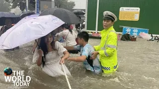 Deadly Flood China Updates | Heaviest rain in 1000 years | The World Today