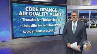 DEP Issues Code Orange Air Quality Alert