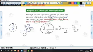 TYT Hazırlık Matematik  - Rasyonel Sayılar 1 📣