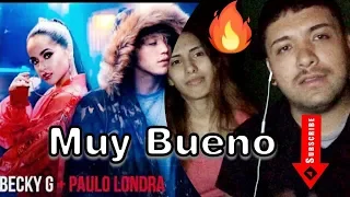 Reaccion/Reaction Becky G,Paulo Londra - Cuando Te Bese (Official Video)