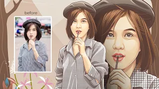 Vector Portrait Speed Art using CorelDRAW X7