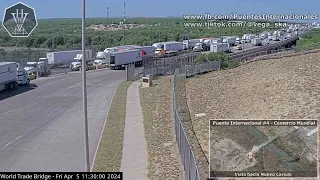 2024 04 05   Puente Internacional 4 viendo hacia Nuevo Laredo