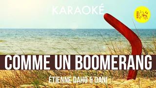 Ⓚ Comme un boomerang, Étienne Daho & Dani [Karaoké]