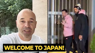Iniesta welcomed Messi as Inter Miami arrived in Tokyo Japan 2024 | Football News Today
