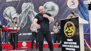 100 KG FİNAL TUNCAY BŞARAN vs DOĞUKAN KILIÇ SAĞ KOL | Türkiye Bilek Güreşi Şampiyonası 2024