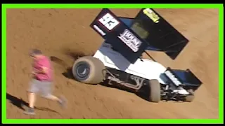 DARWIN AWARD! Near Tragedy On The Dirt Track Placerville Speedway