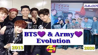 Haan hasi ban gaye 🥺🥺Whatsapp status on BTS and army evolution 2013-2020 (full screen)