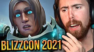 Asmongold Reacts to Blizzcon 2021 Cinematic Trailers - WoW Shadowlands & D͏i͏a͏b͏l͏o͏ 4͏͏͏