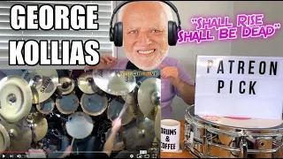 Drum Teacher Reacts: GEORGE KOLLIAS | "Shall Rise Shall Be Dead" | (2020 Reaction)