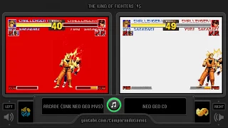 The King of Fighters '95 (Arcade vs Neo Geo Cd) Side by Side Comparison
