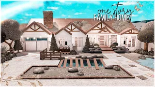 BLOXBURG: Aesthetic One-Story Family Home | speedbuild ♡