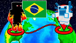 🌎 Último Vivo Ganha no MODO DOMINAÇÃO BRASIL do MINECRAFT